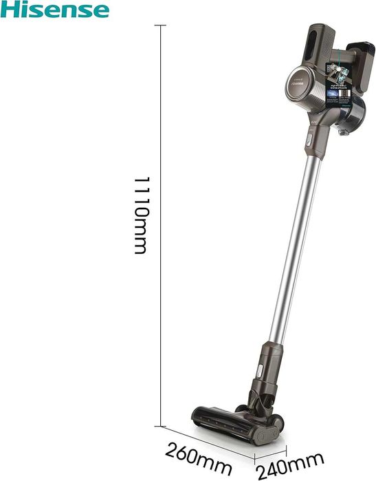 Вертикална прахосмукачка Hisense Hi Move III HVC6463DA (Черна) 400W
