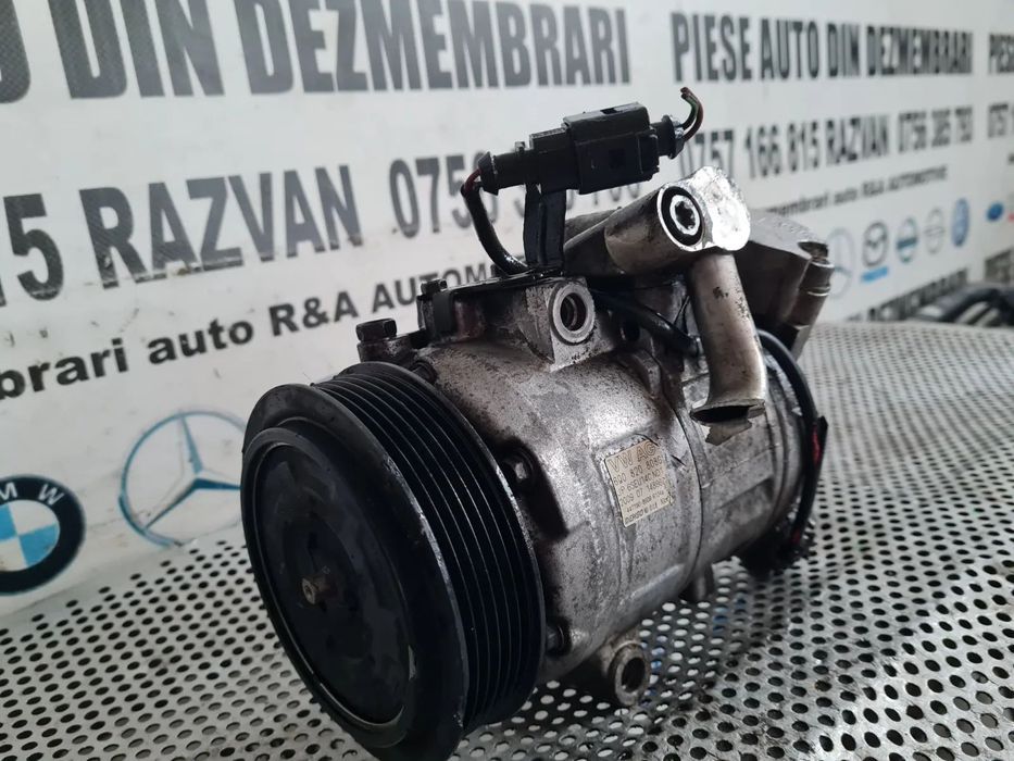 Compresor Clima Aer Conditionat AC Skoda Fabia 2 Roomster Praktik Seat Ibiza Vw Polo 6R An 2008-200