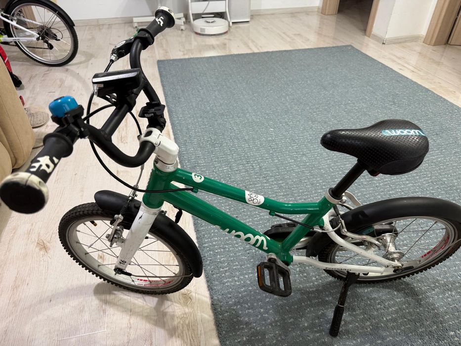 Bicicleta woom 4 verde