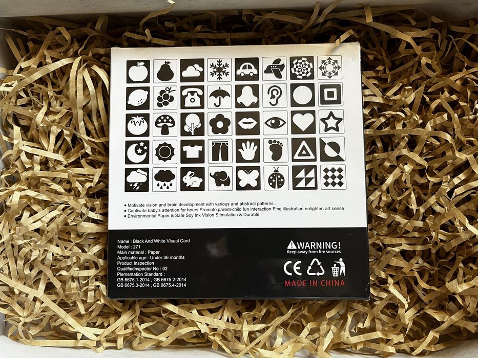 Монтесори карти за визуална стимулация