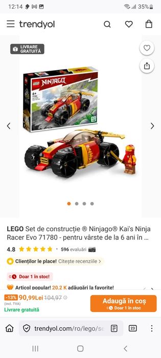 LEGO 71780 Lego Ninjago 71780