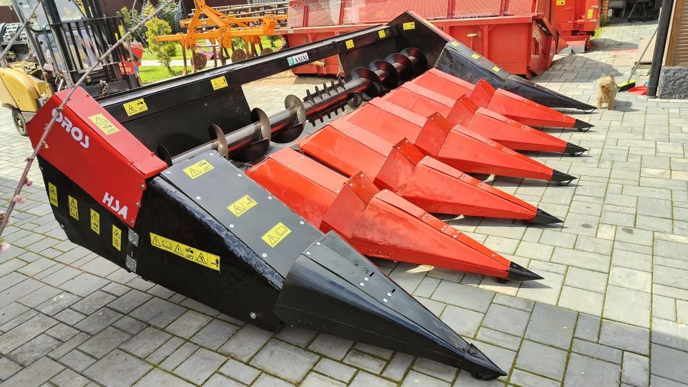 Masa heder echipament rips porumb 6 rânduri Oros tocător elicopter