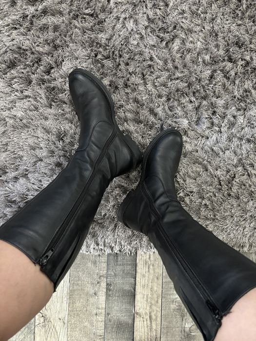 Cizme piele naturala imblanite