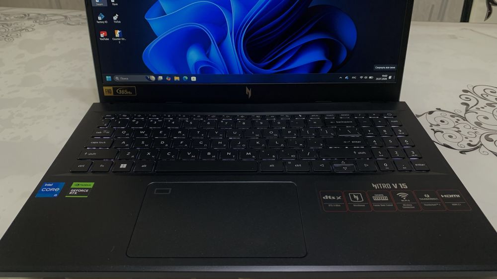 Ноутбук acer nirto v15 rtx4050