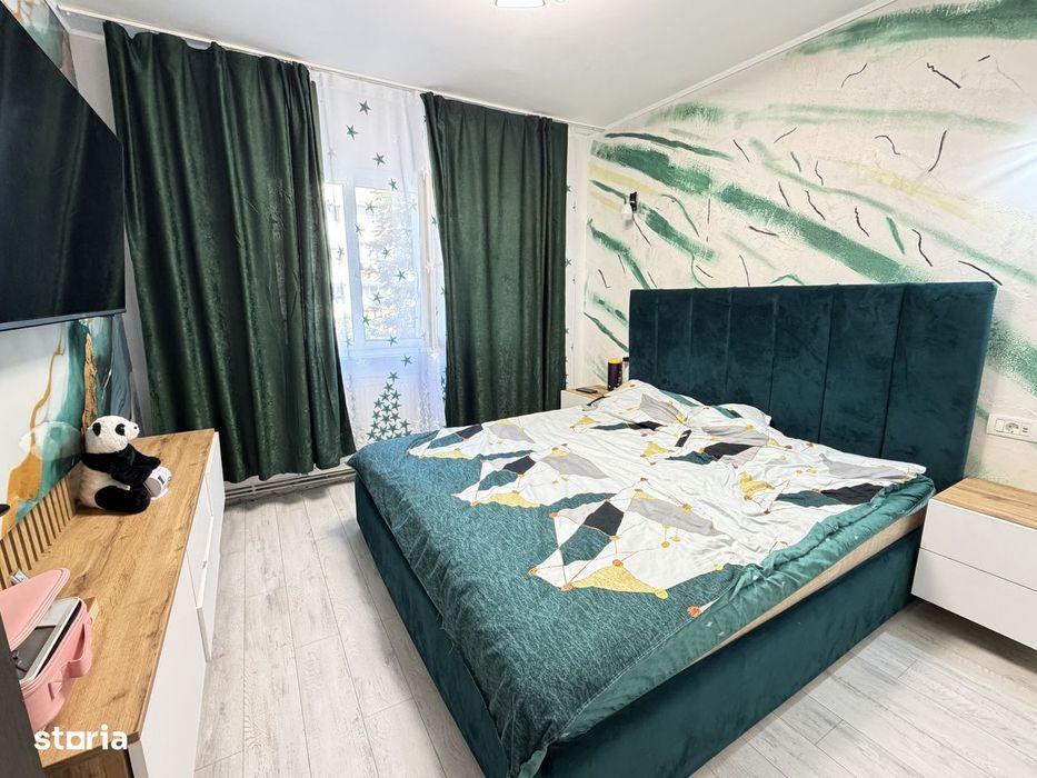 Apartament 3 camere, Mioveni, A-uri, et1, mobilat