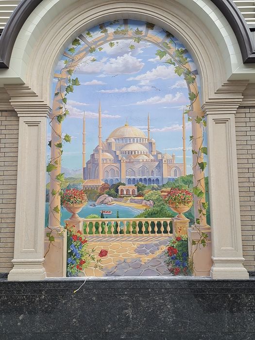 Профессиональные художники.Роспись стен,потолков, интерьера