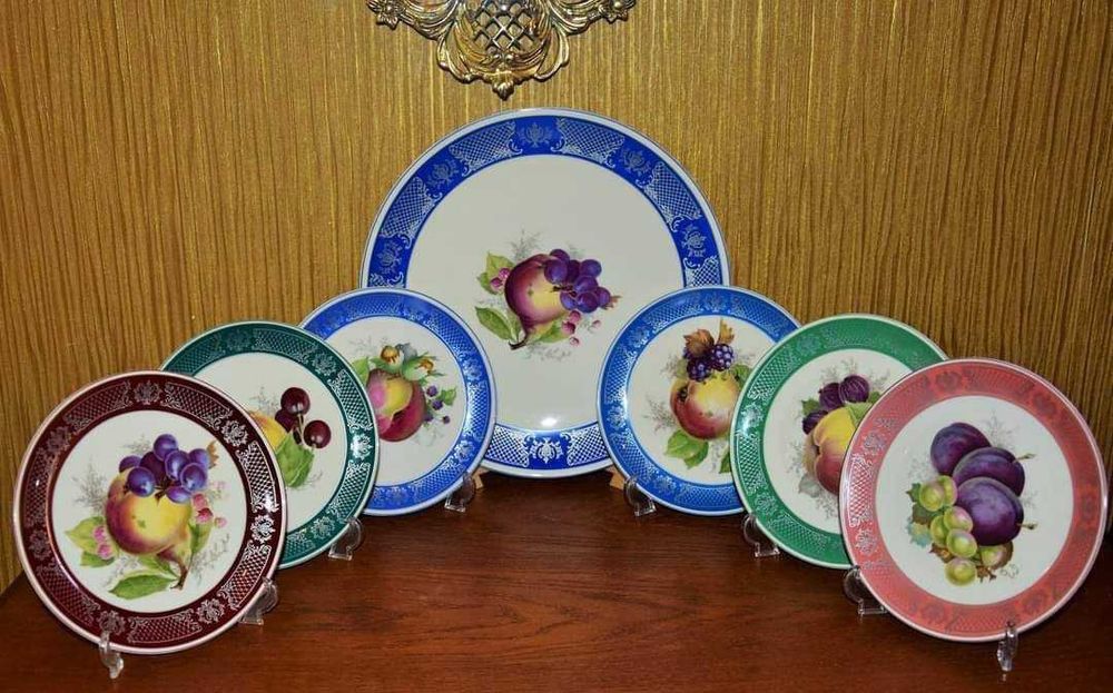 Розенталь. Германия. Сет из 6 тарелок и блюда. Состояние идеальное.
