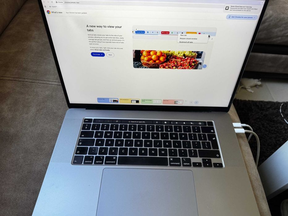 MacBook Pro 16 2019 i9 8-ядрен 16GB RAM 1TB SSD Radeon 5500M + Windows