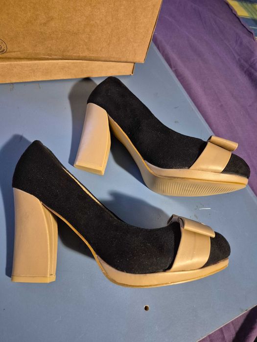 Pantofi dama EST INT marime 40, purtati o data, impecabili