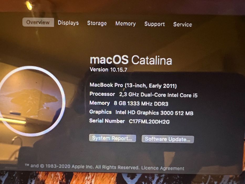 MacBook Pro 13-inch 2011