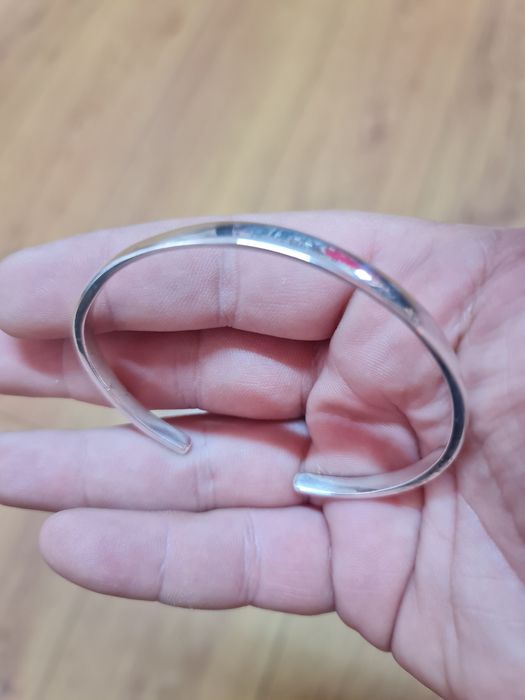 Brățară argint masivă