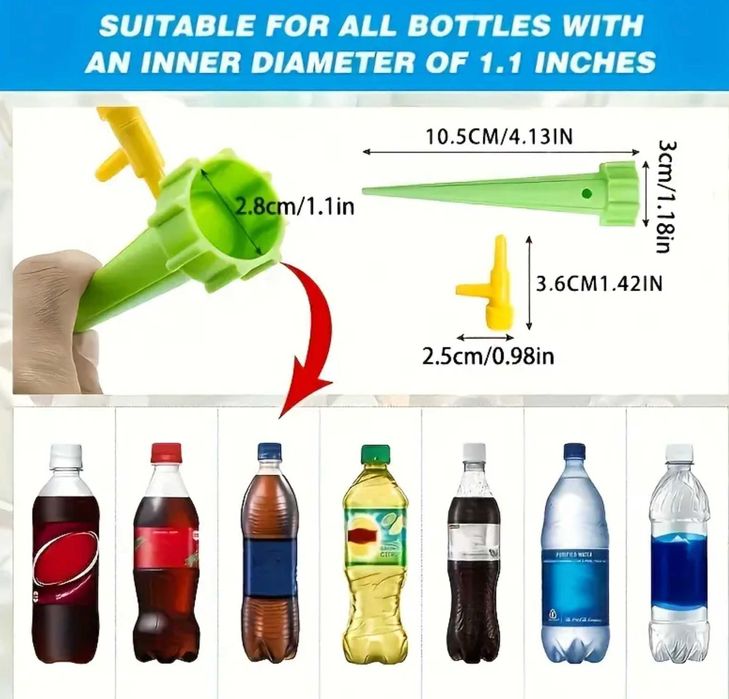 Picurator flori, compatibil cu flacoane