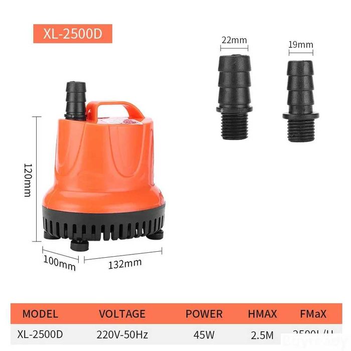 насос для аквариума пруда бассейна подводная помпа для перекачивания