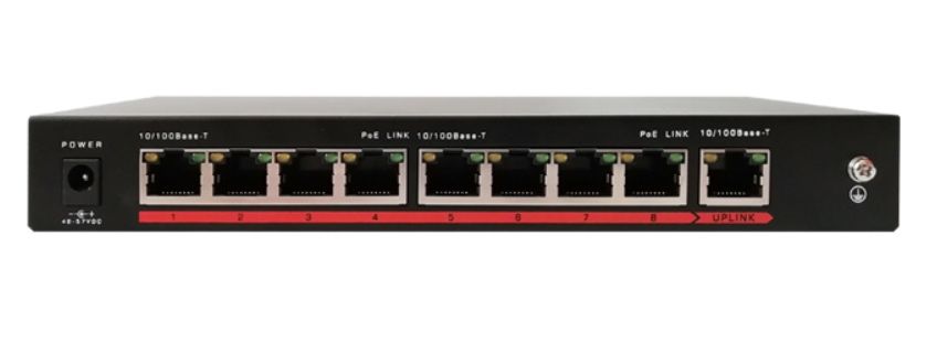 Коммутатор PoE-коммутатор свитч 8 портовый