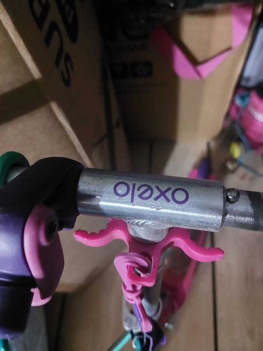 Vand Trotinetă cu frână OXELO Play 5 Mov Decathlon pentru  Copii