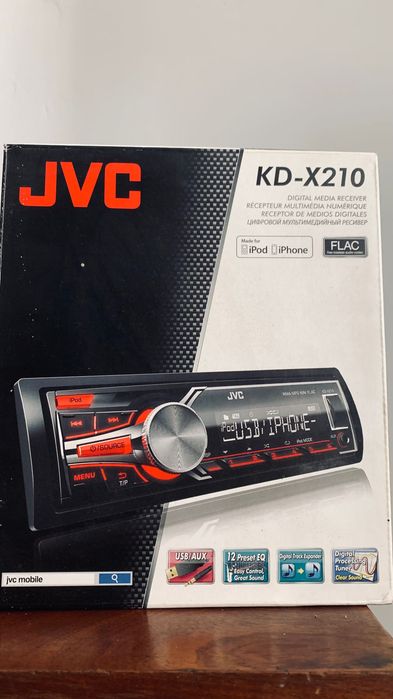 JVC KD-X210 - Radio auto USB/AUX/FLAC