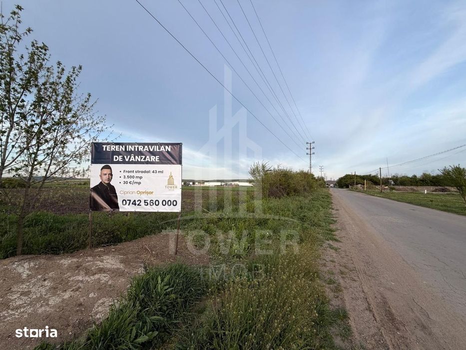 Teren de vânzare – 3.500 mp | 30 €/mp | Ocna Sibiului