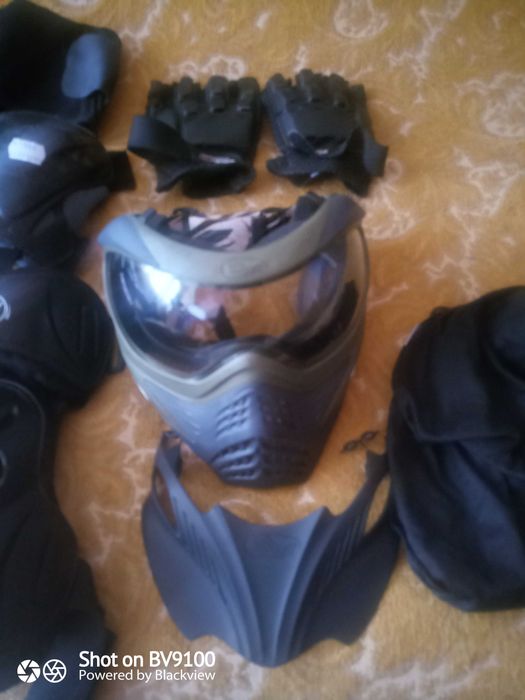 Echipament protectie scooter, skatebord Tecnno Pro Black