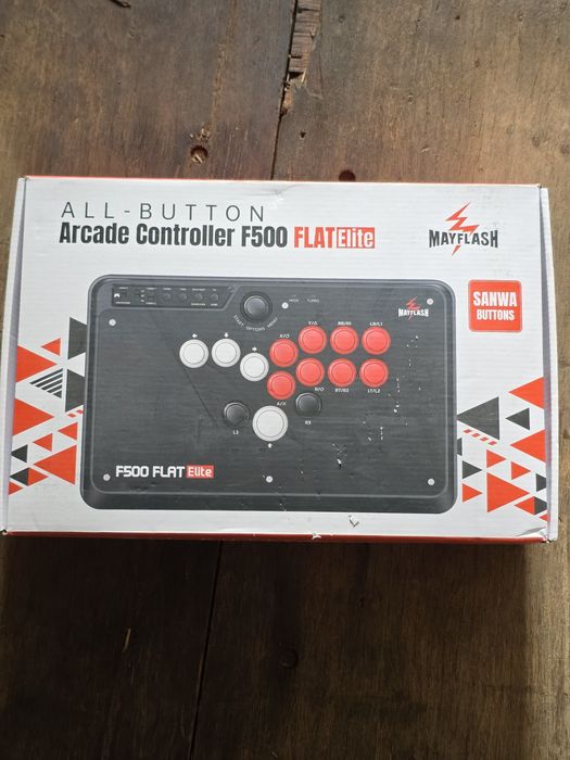 Controler arcade MAYFLASH F500 FLAT Elite Fight Stick fără stick cu bu