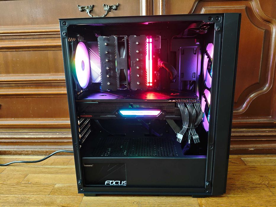 Gaming PC с Ryzen 7 7700/ 64GB DDR5/ RX 6800 XT 16GB/ 512GB/ 850W