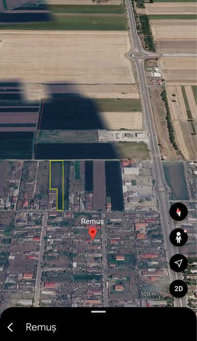 Teren intravilan de vânzare – 3.000 mp, Remuș, jud. Giurgiu