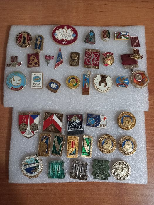 Значки ссср в ассортименте