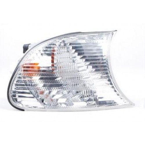 Lampa semnalizare fata BMW Seria 3 E46 Coupe/Cabrio 05.1999-09.2001 Magneti Marelli, partea dreapta alba, fara suport bec, 710311329004