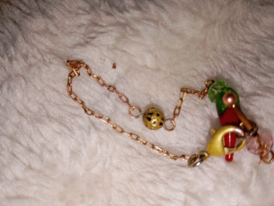 Винтидж  гривна ръчна изработка за дете