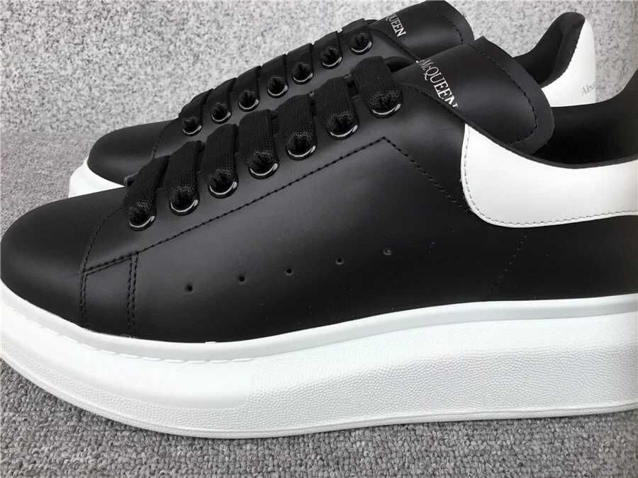 #SUMMER SALE# Alexander McQueen Sneaker Negru Cu Alb - Verificare Colet -