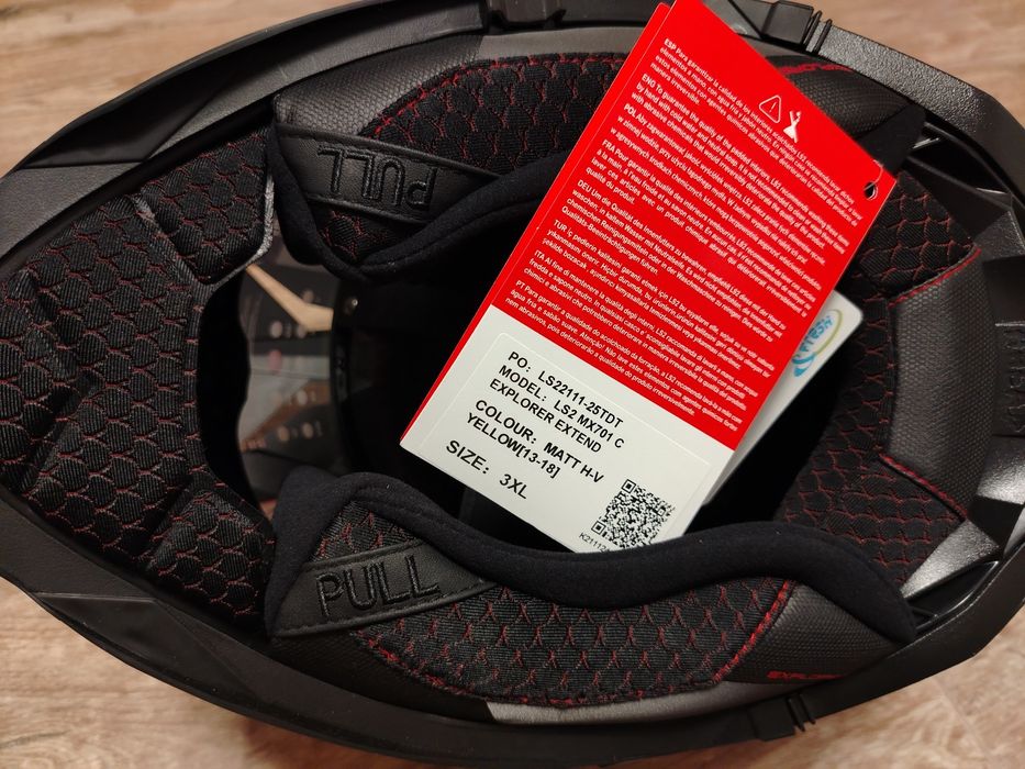 Casca LS2 MX701 Explorer C EXTEND Galben Mat HV 3XL