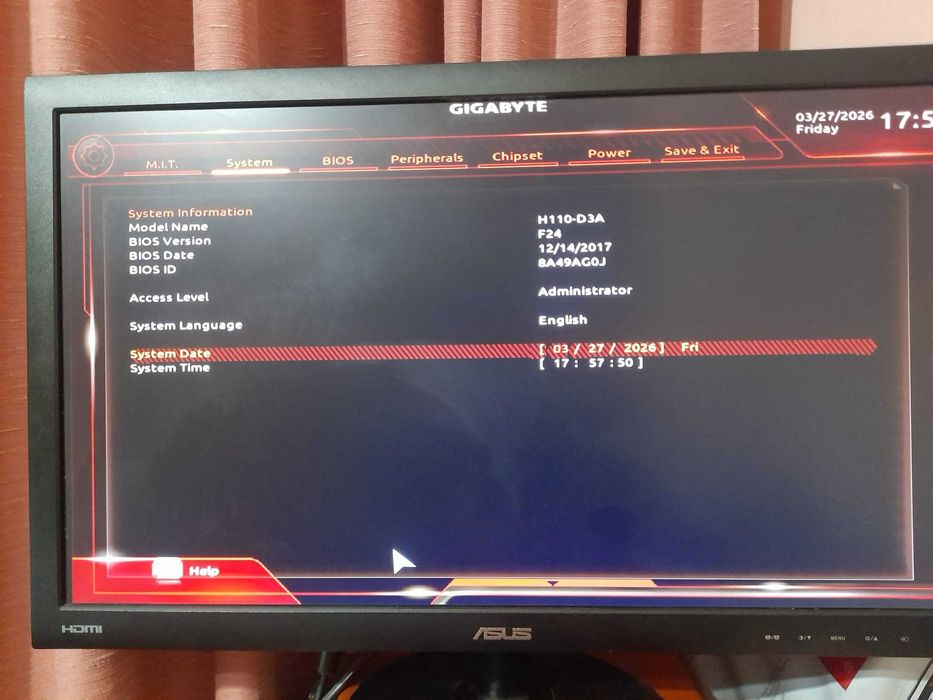 Kit  Gigabyte GA-H110-D3A + Procesor G4400 3,30 GHz +cooler + 8GB DDR4