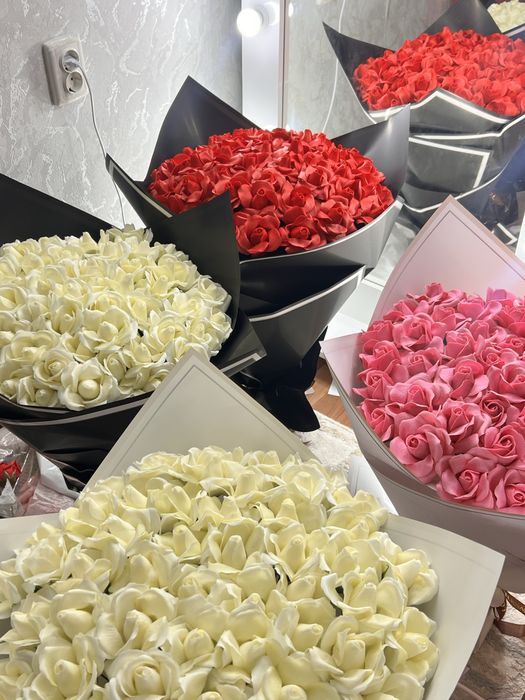 Мыльные розы по цене 3500