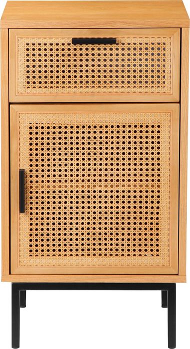 Comodă din ratan și MDF Naemi, 45 cm