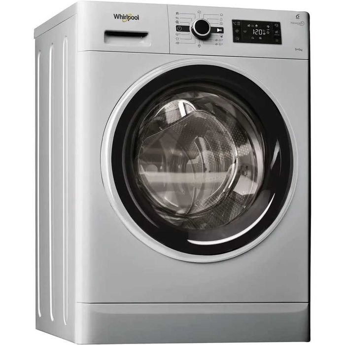 Masina de spalat rufe cu uscator Whirlpool FWDG96148SBS EU FreshCare+, 1400 RPM, 9 kg spalare, 6 kg uscare