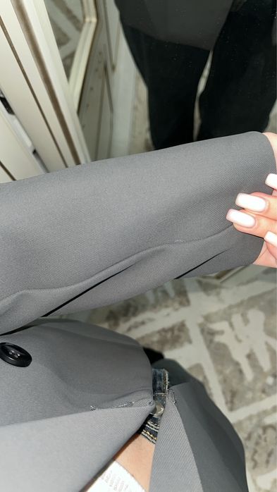 Пиджак графитовый