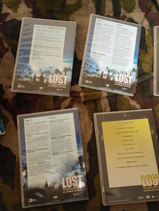 Lost season 3 и 4 DvD