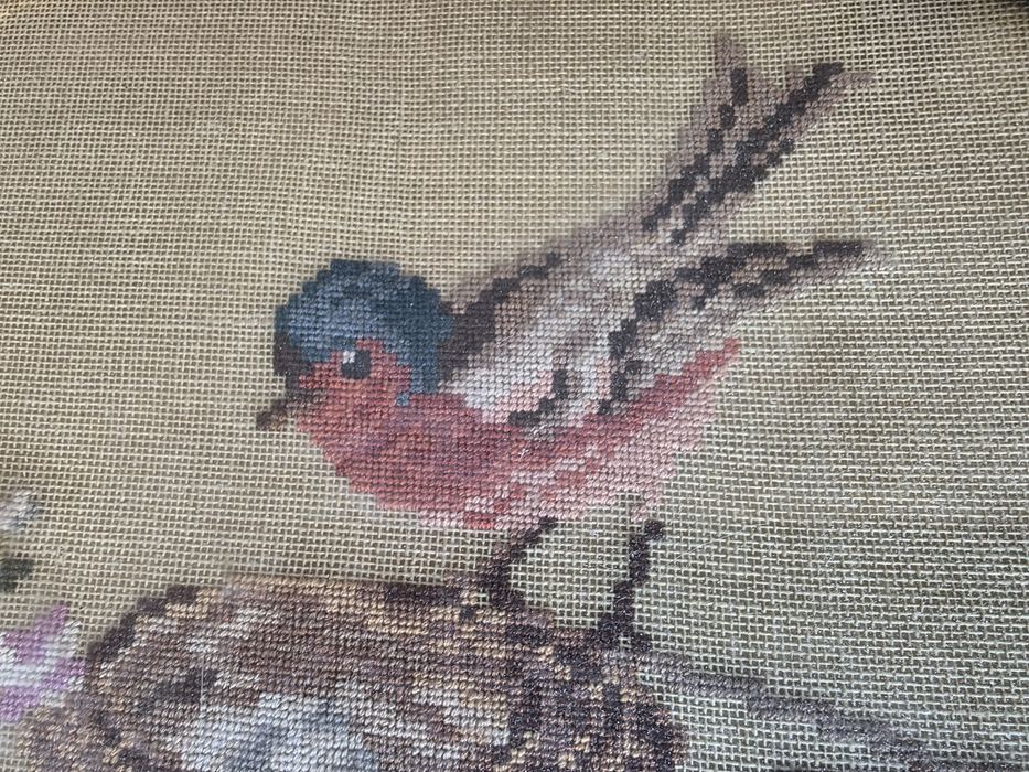 Стари гоблени - Мадона с младенеца и Птица в гнездо