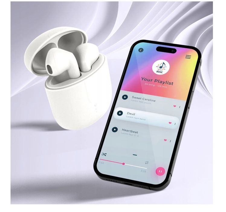 Casti Wireless Bluetooth Setty TWS-0 Alb