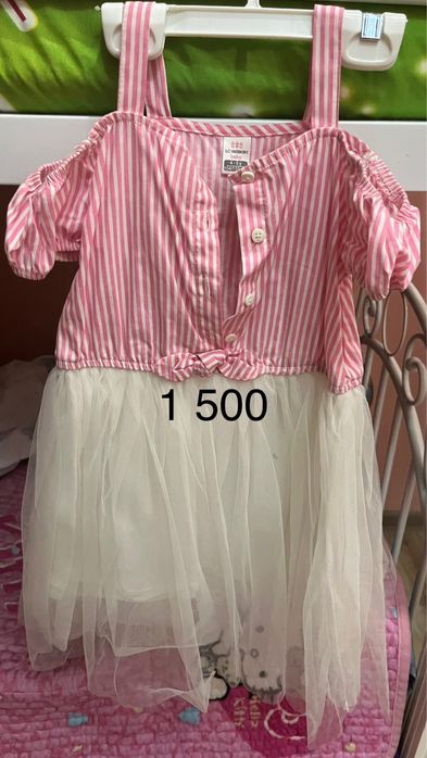 Платье детское летнее одевали по 1-2 раза