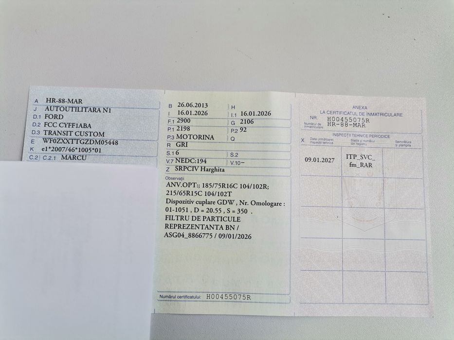 De vânzare Ford Transit Custom