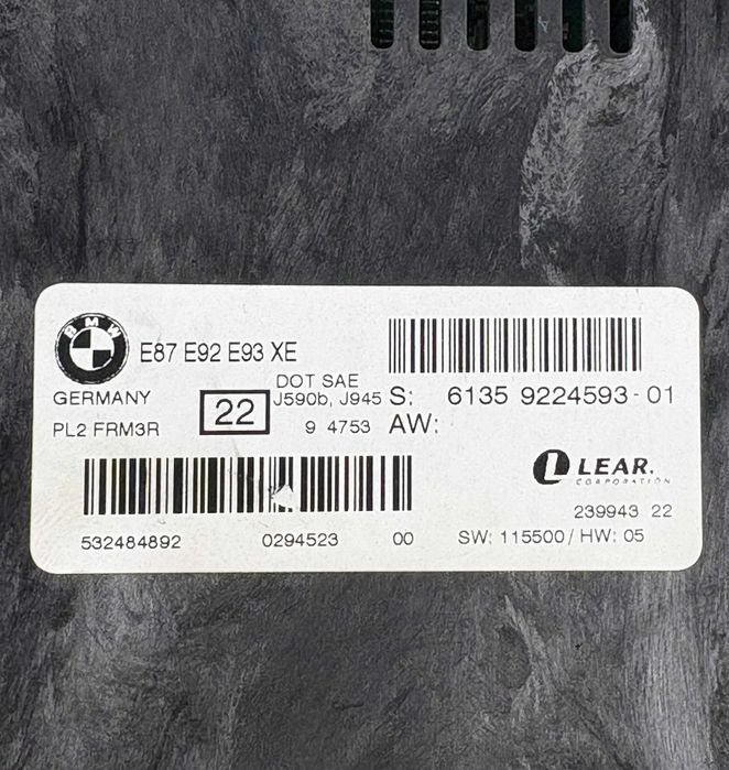 Комфорт Модул БМВ Х1 ОЕМ: 6135 9224593 - 01 Komfort Modul BMW X1 OEM: 6135 9224593 - 01