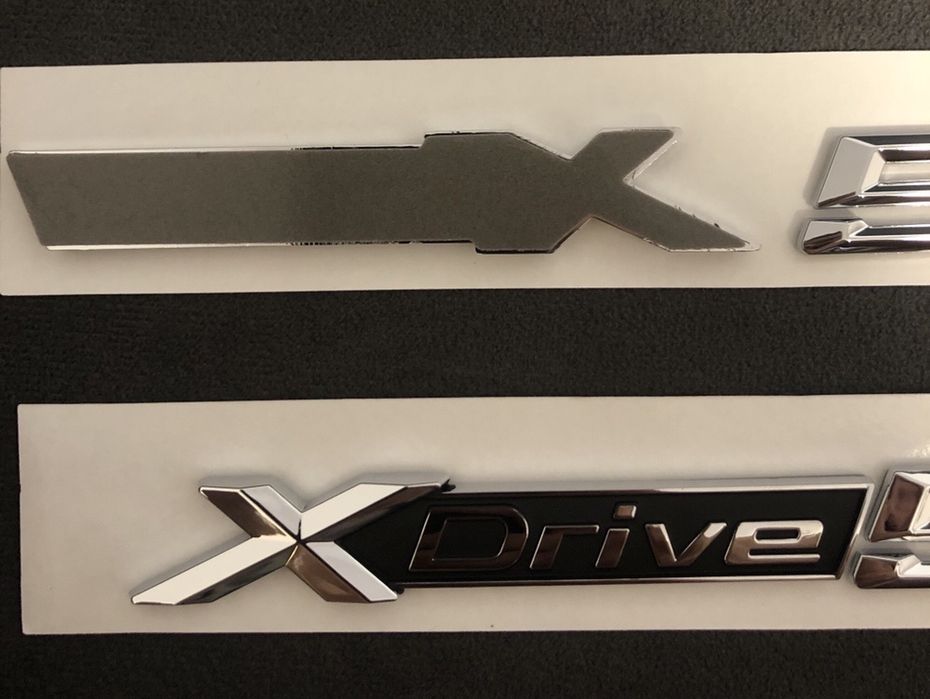 Emblema BMW Stema Cifre crom Aripa Xdrive X5M50D X5 X6 e70 e53 f15 g05