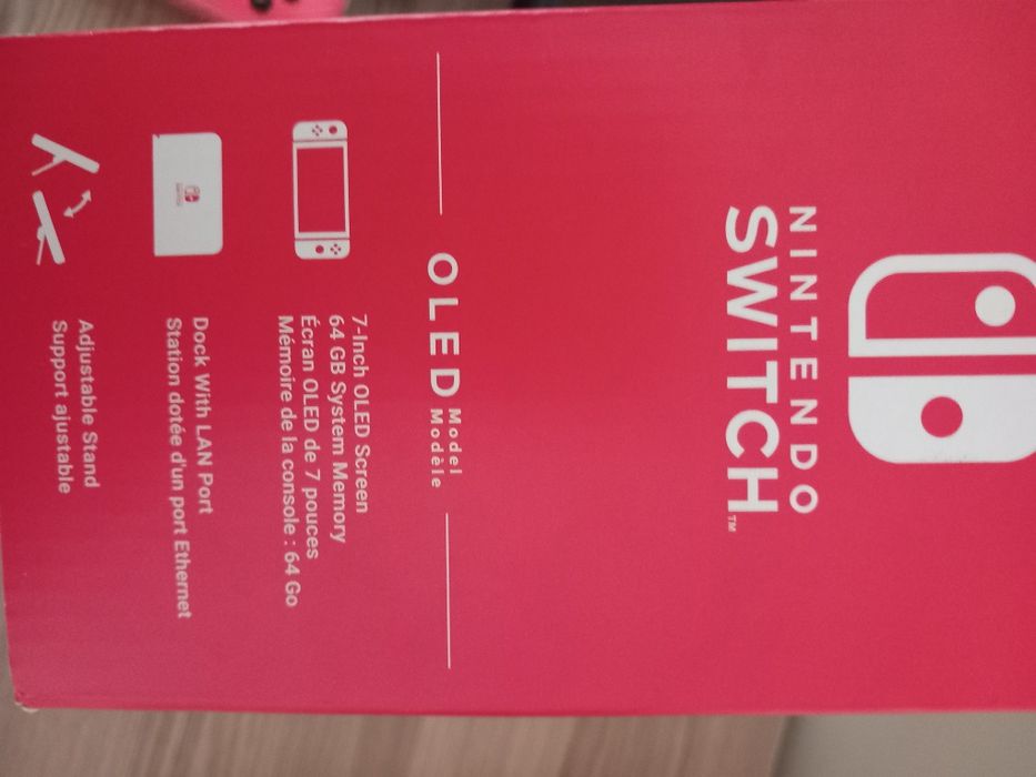 Nintendo led 64gb neon red/blue