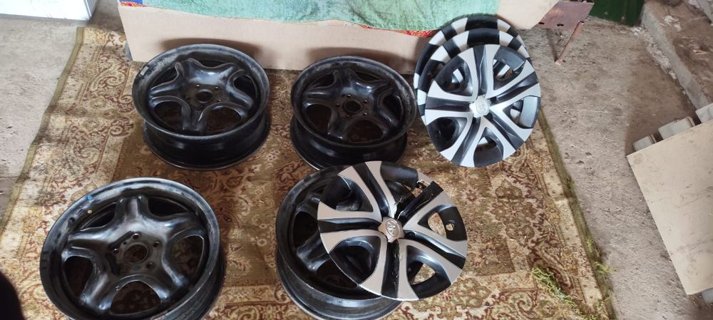 Диски железные,с калпаками