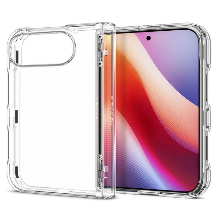 Прозрачен Магнитен Калъф с Защита на Пантата и MagSafe Spigen Ultra Hybrid Pro за iPhone Duo – Crystal Clear