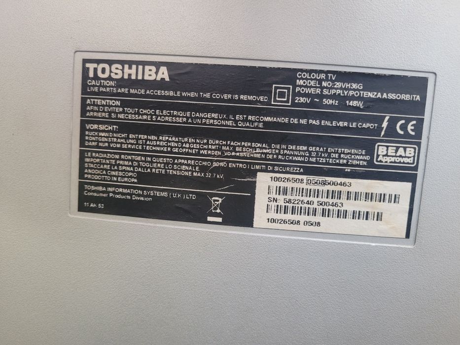Tv televizor tub CRT  Toshiba