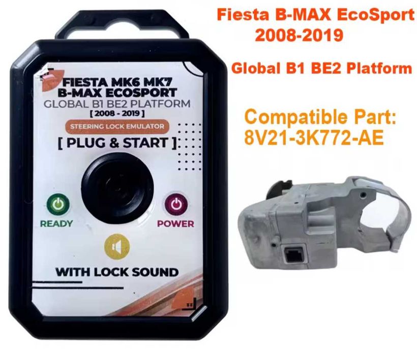 Емулатор за заключването на волана за Ford Fiesta B-MAX EcoSport Форд Фиеста Б-макс ЕЛВ лъжец ELV