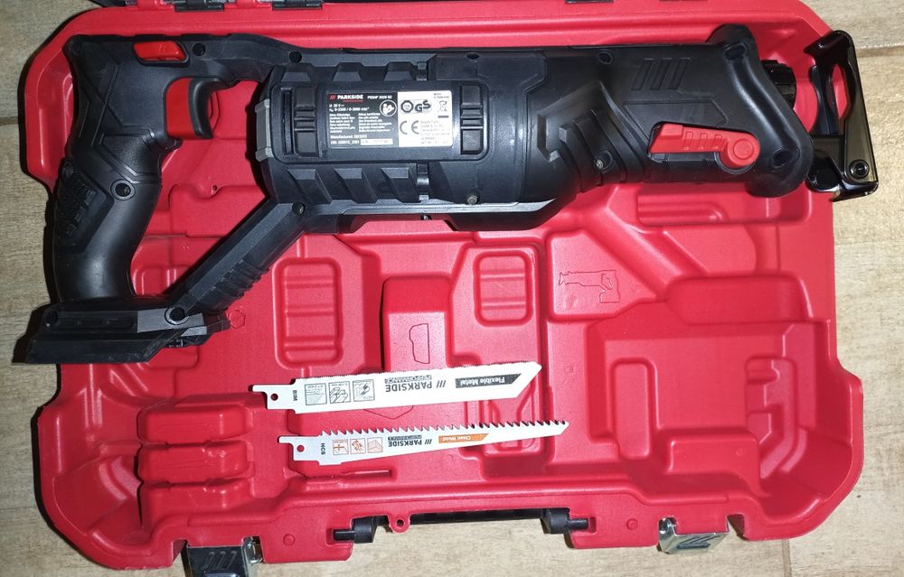 Parkside ferastrau sabie fierastrau pendular taiat lemn pe baterie 20V