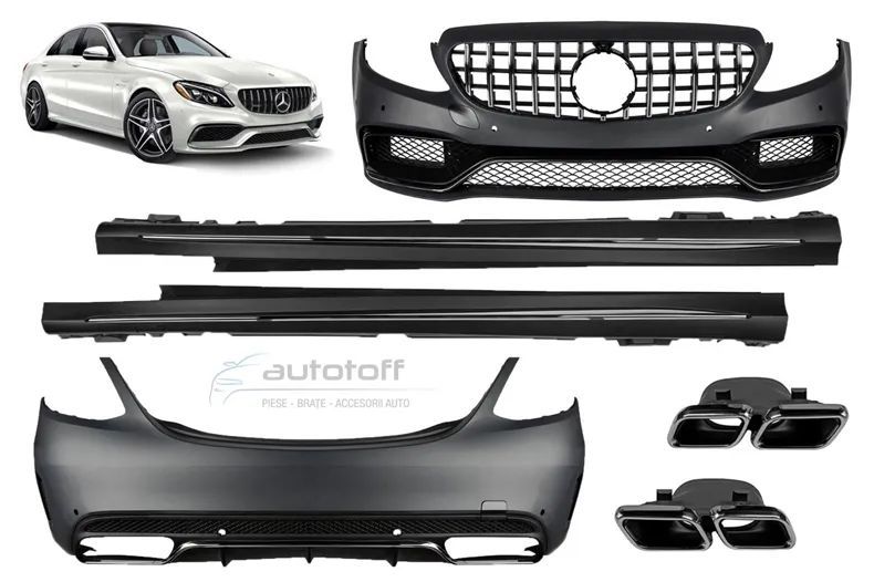 Pachet Exterior Mercedes W205 C-Class (2014+) C63 Design