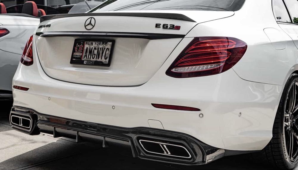 Карбонов лип спойлер за багажник W205 W213